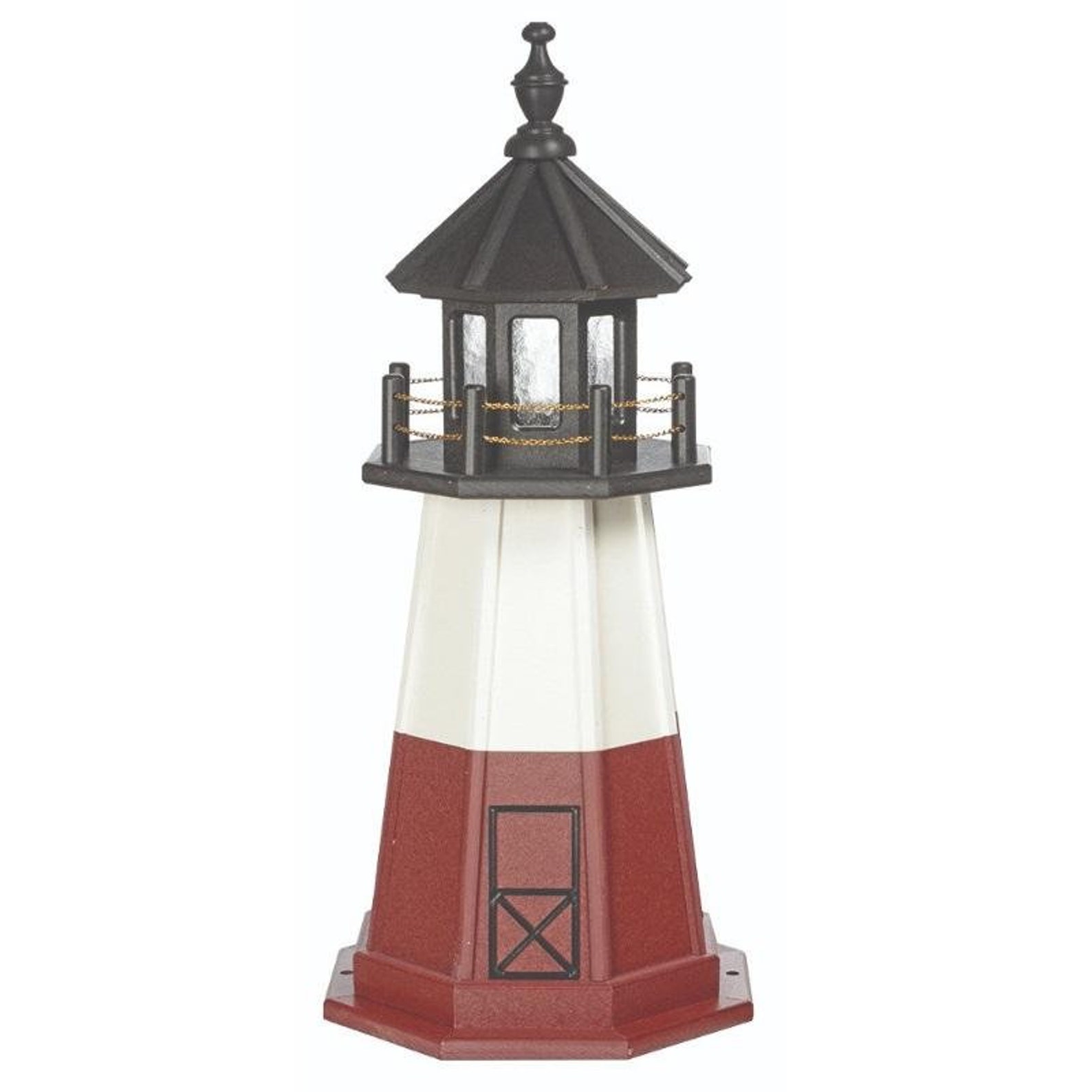 Octagonal Amish-made Wooden Vermillion OH Replica Lighthouses - Etsy