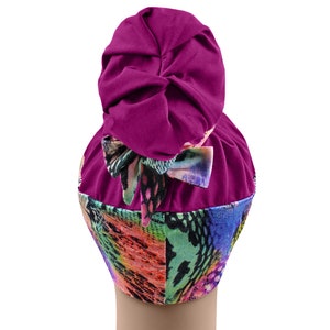 High bun scrub caps, surgical cap, ponytail scrub hats, stretchy scrub hat, nurse cap snake