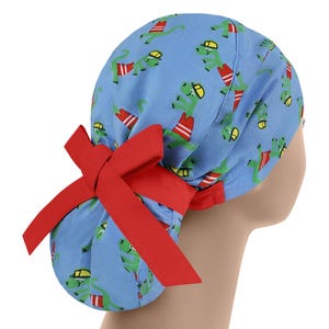 Scrub caps for women, scrub hat, ponytail scrub hats, surgical scrub cap, crocodile nurse hat