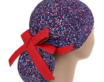 Chapeaux de gommage, casquette de gommage pour infirmière, bonnet de gommage chirurgical, casquettes de gommage pour femmes, queue de cheval florale