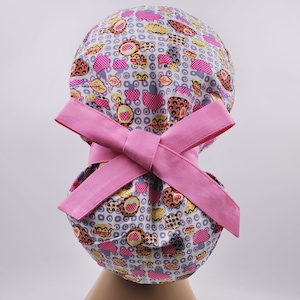 Scrub hat, scrub cap ponytail, surgical scrub hats, surgery caps, mushrooms or cap