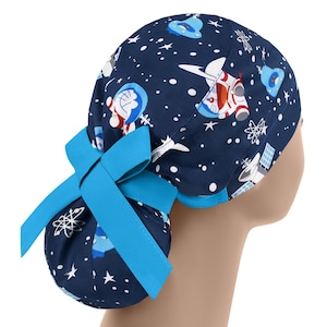 Gorros quirúrgicos para mujer, gorros quirúrgicos, gorro quirúrgico, gorro quirúrgico con cola de caballo de gato