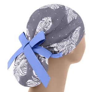 Scrub cap, scrub hat, womens scrub caps, scrub hats for women, butterfly ponytail