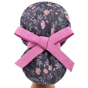 Scrub caps for women, scrub hat, ponytail scrub hats, surgical scrub cap, flower surgery cap