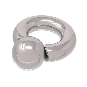 Monster Ring 10mm gauge (00g) x 19mm internal diameter, 316L stainless steel body jewellery