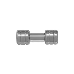 5mm gauge (4g) Grooved Liberty Bell 316L stainless steel Internally threaded barbell body jewellery