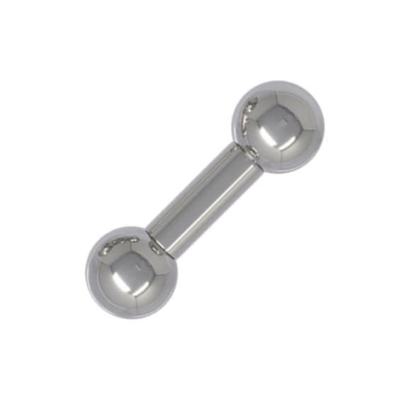 Barbell Da 4 Mm Di Calibro (6 G) / Gioielli Per Il Corpo In Acciaio Inossidabile 316L Con Filettatura Interna - Italia - Foto 5