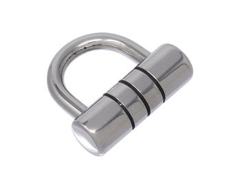 Grooved Padlog (2.0mm hasp thickness) 316L Stainless Steel