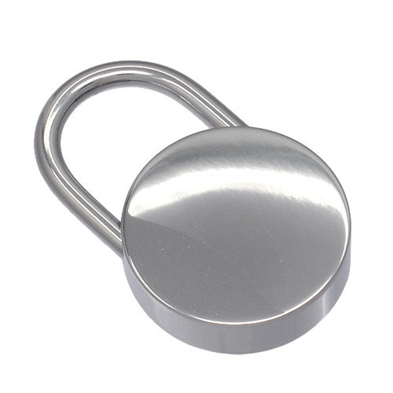 Disc Lock 2.4mm hasp thickness 316L Stainless Steel image 1