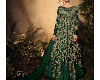 pakistani gown design