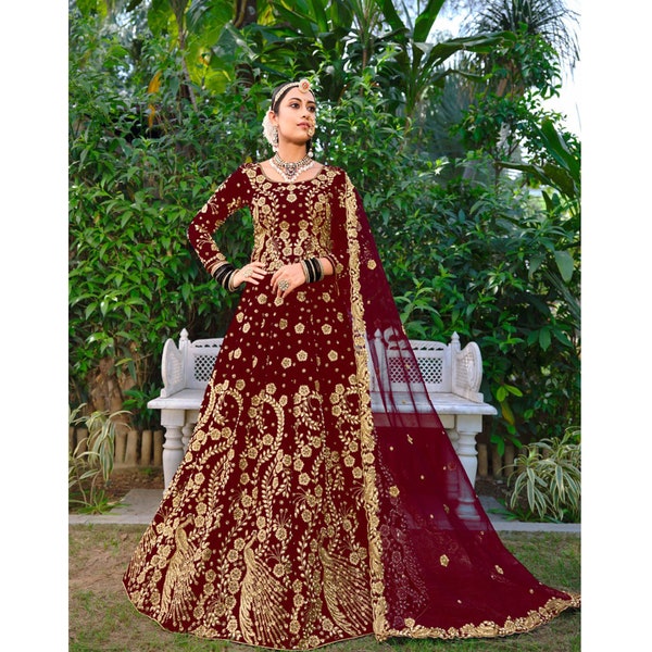 Bridal Wear Unique Designer Lehenga Blouse Suit Pakistani Indian Wedding Party Wear Heavy Embroidery Stone Work Lehenga Choli Dupatta Dress