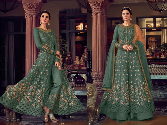 Heavy anarkali lehenga shop