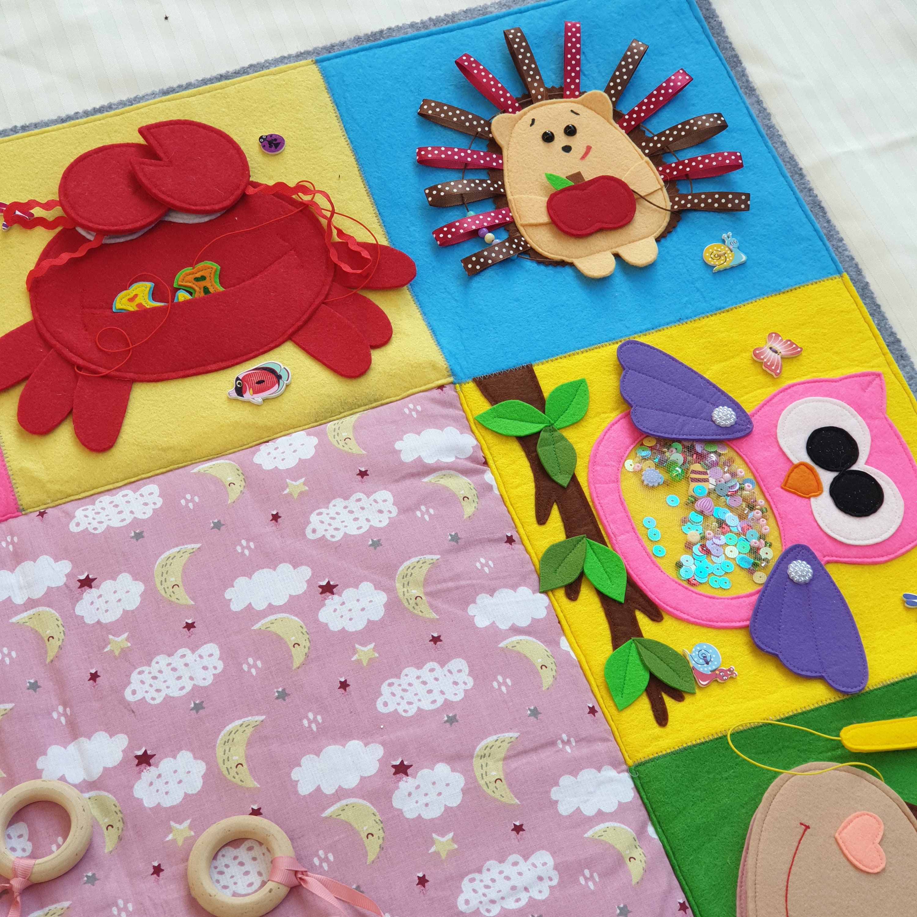 Children Activity Mat Sensory Mat Baby Shower Gift Etsy