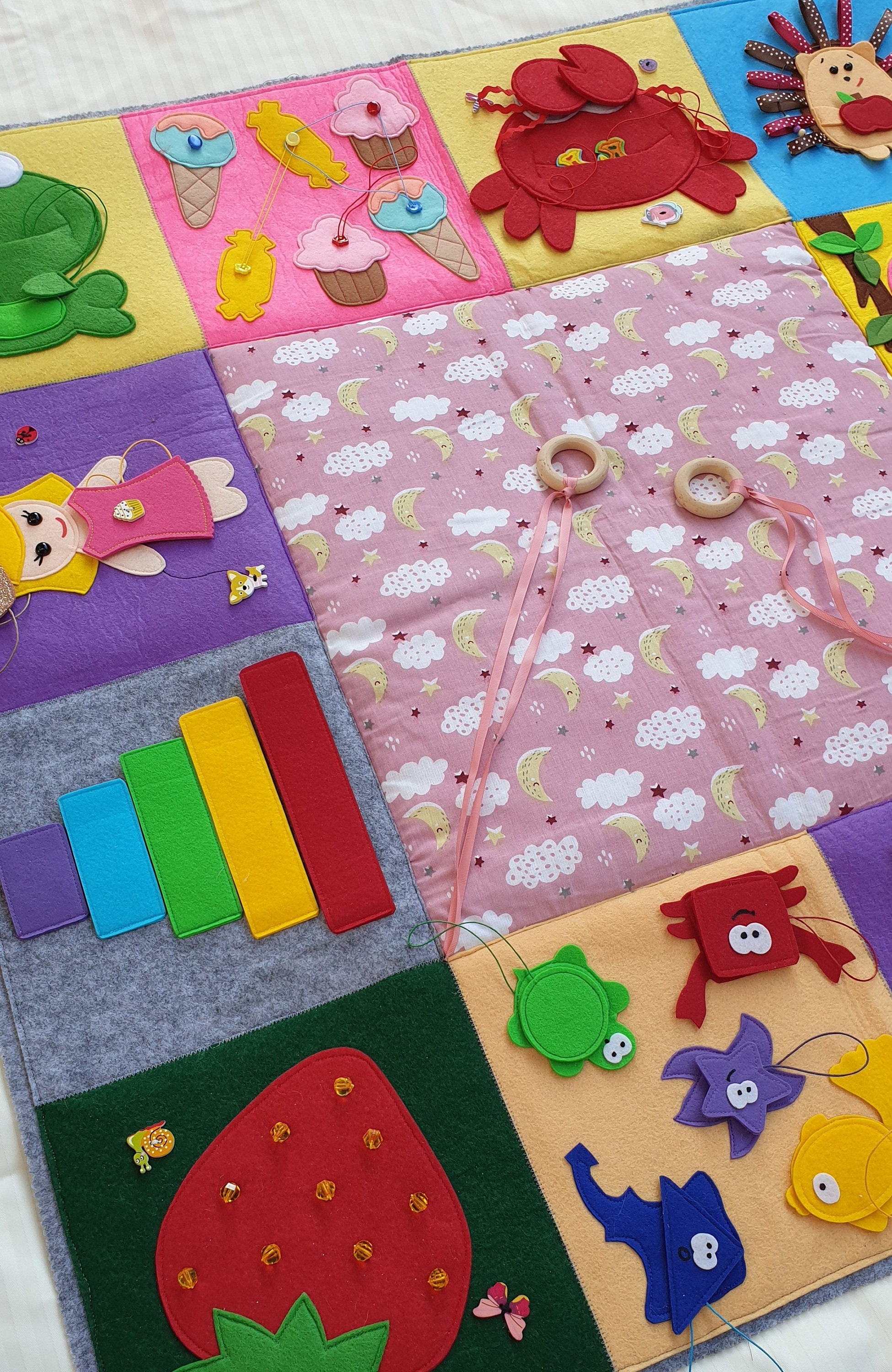 Children Activity Mat Sensory Mat Baby Shower Gift Etsy