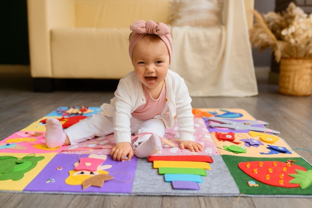 Children Activity Mat Sensory Mat Baby Shower Gift Etsy