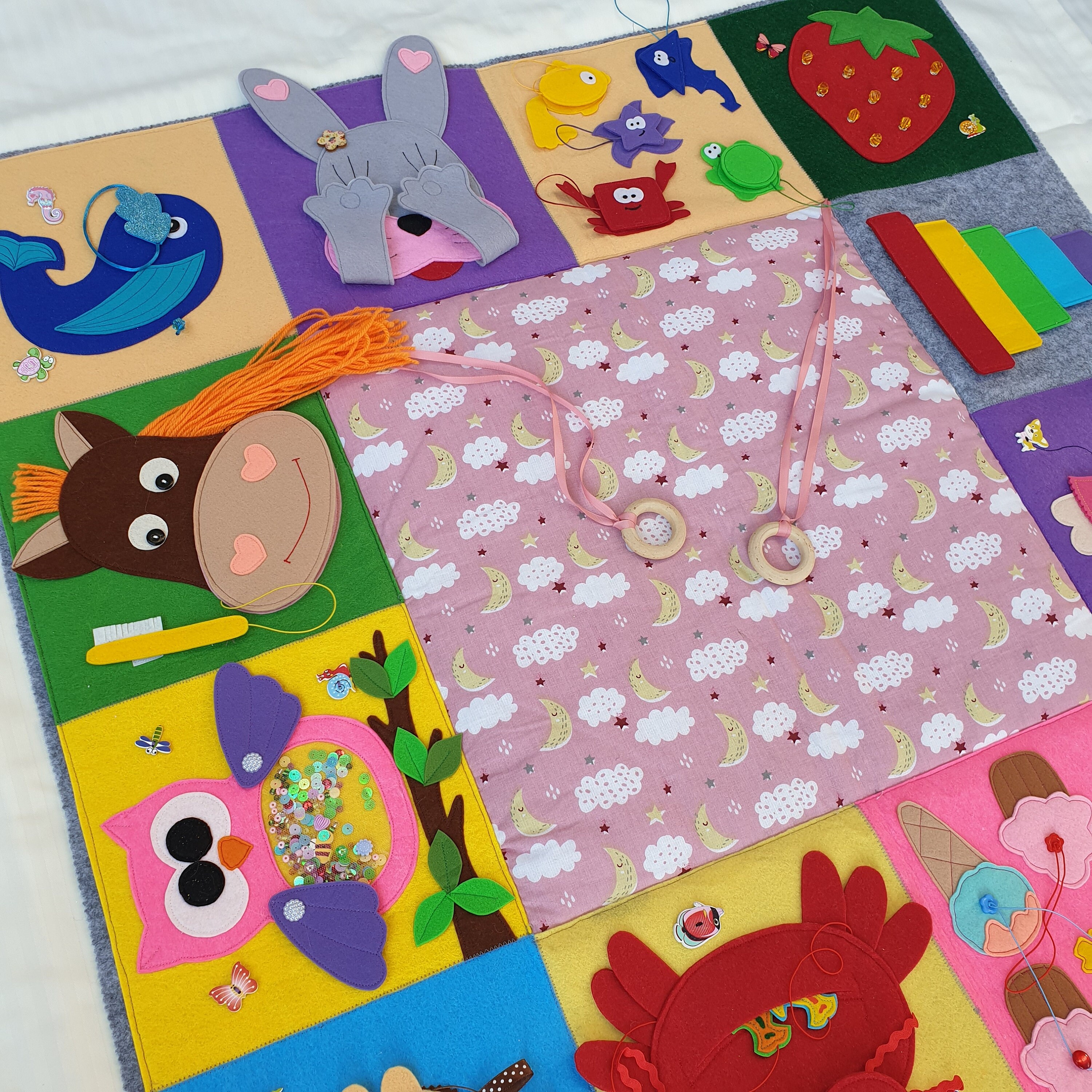 Children Activity Mat Sensory Mat Baby Shower Gift Etsy