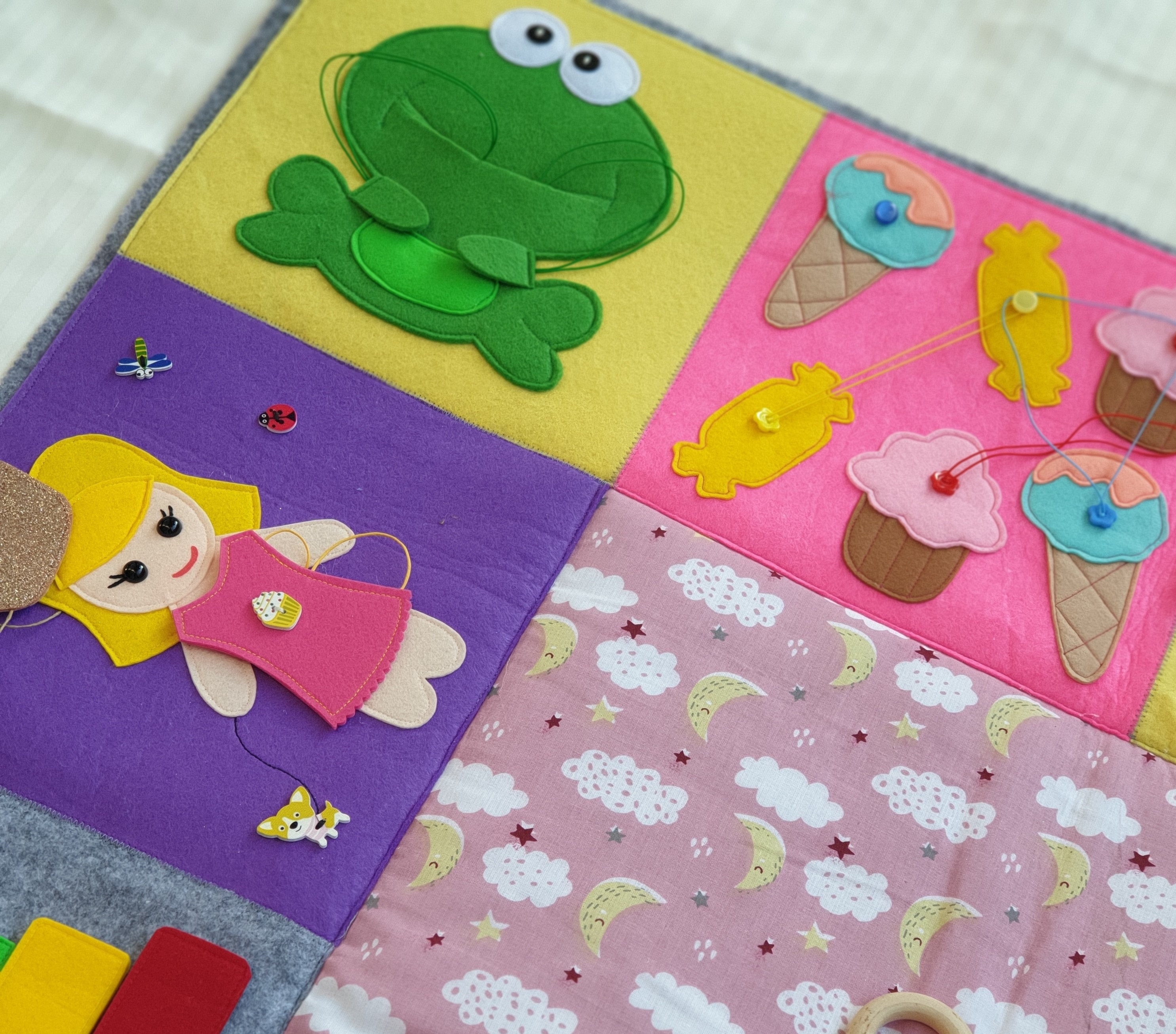 Children Activity Mat Sensory Mat Baby Shower Gift Etsy