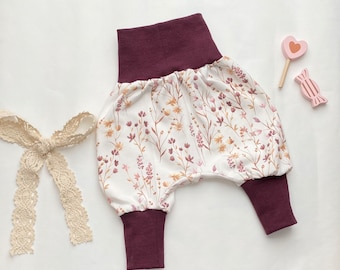 Bloomers for babies made of jersey size 38-104, individually designed