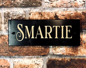 Personalised Horse Stable/Stall Name Sign - Mirosa Ebony