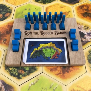 Personalised Catan Player Piece Holder