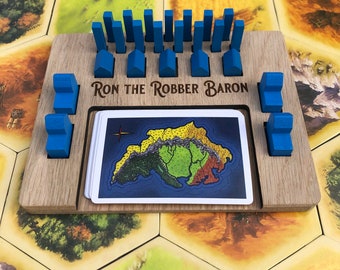 Personalised Catan Player Piece Holder