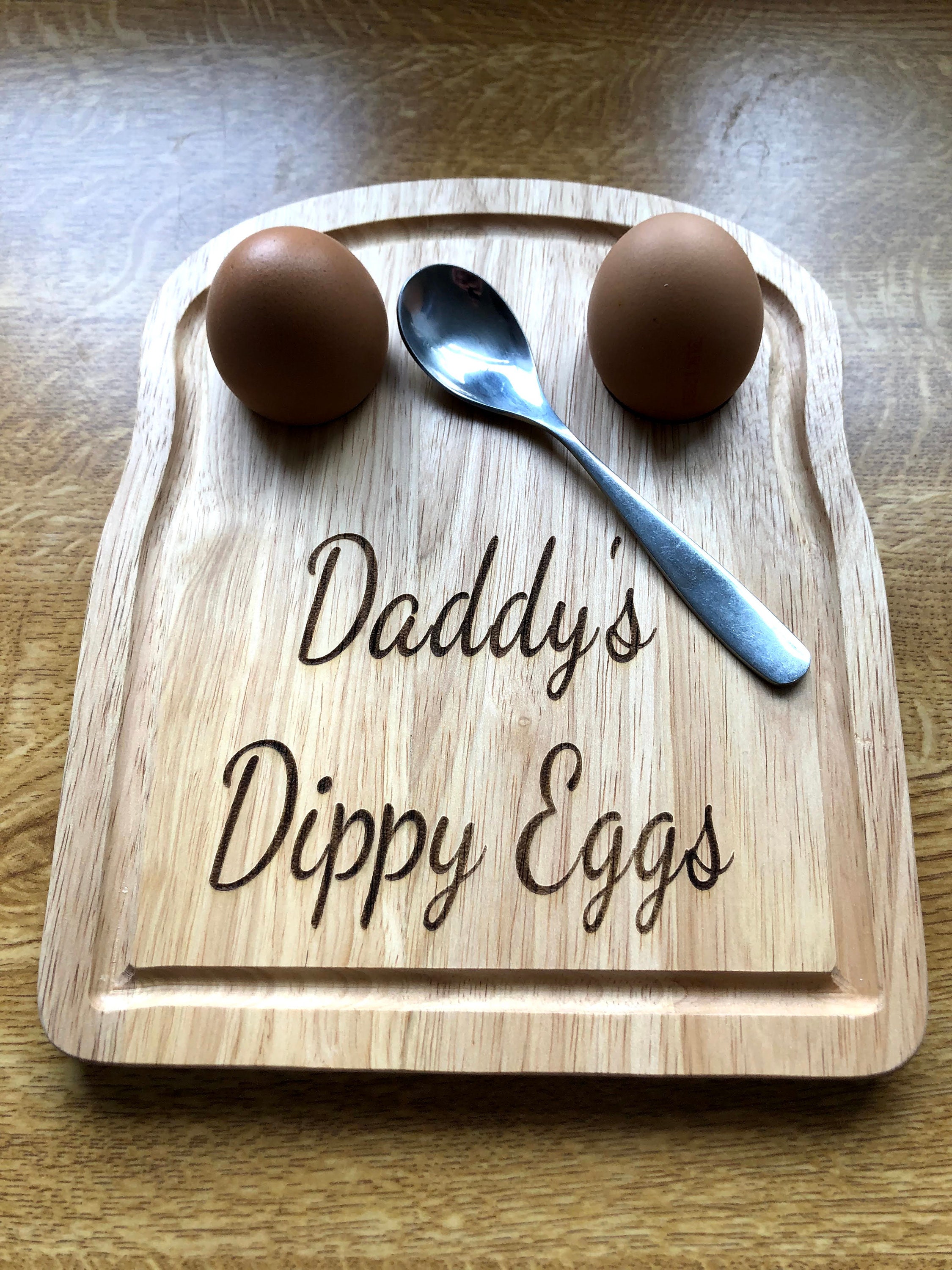 Personalised Dippy Egg and Soldiers Board Breakfast Board Etsy
