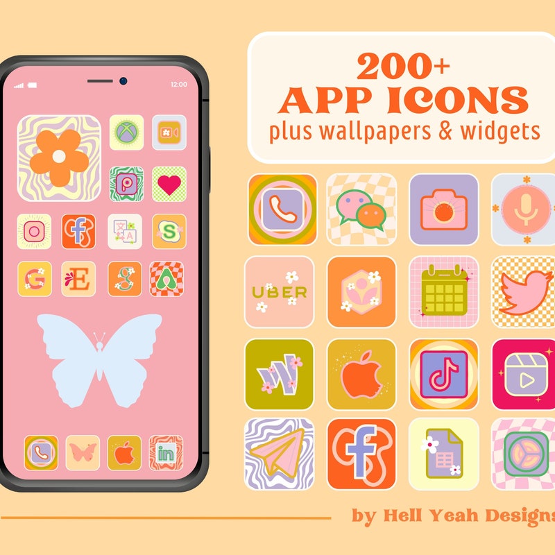Cute App Icons Etsy
