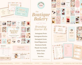 Boutique Bakery Branding Kit Templates