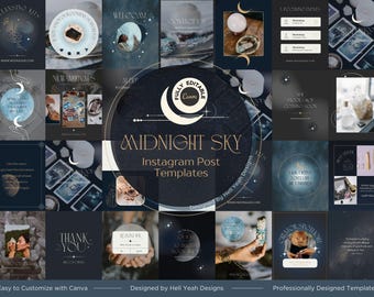 Midnight Sky Instagram Post Templates