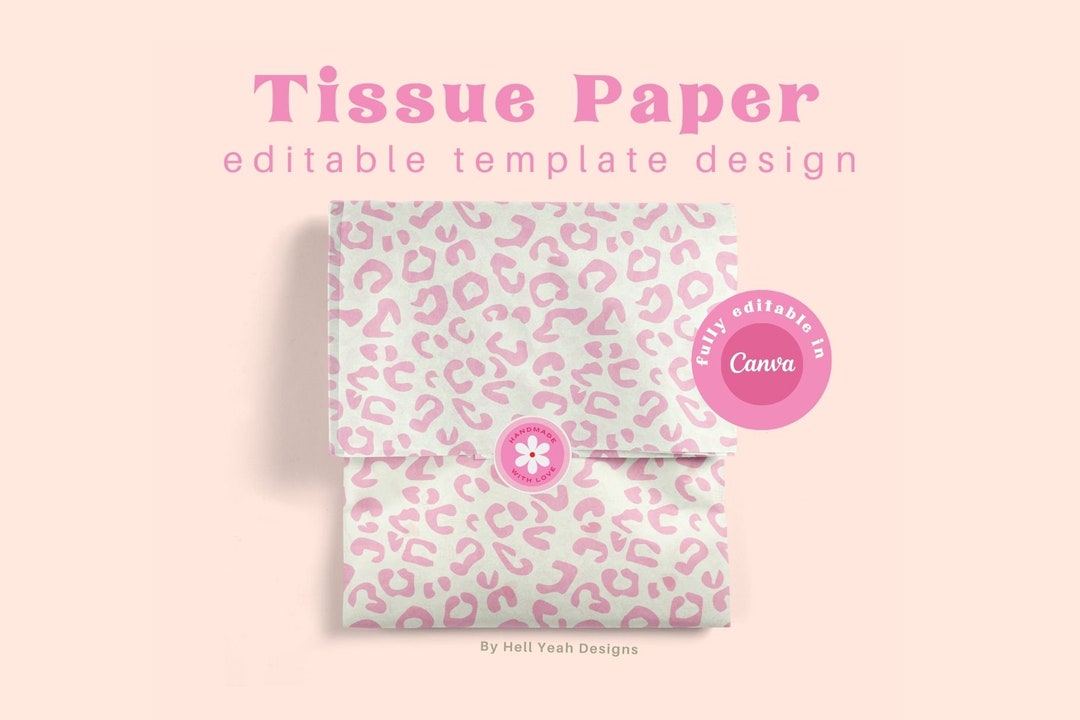 Pastel PINK Tissue Paper, 45cm X 35cm Eco Friendly Recyclable