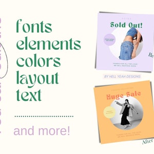 80 Periwinkle Post Templates Canva, Colorful Funky Instagram Templates ...