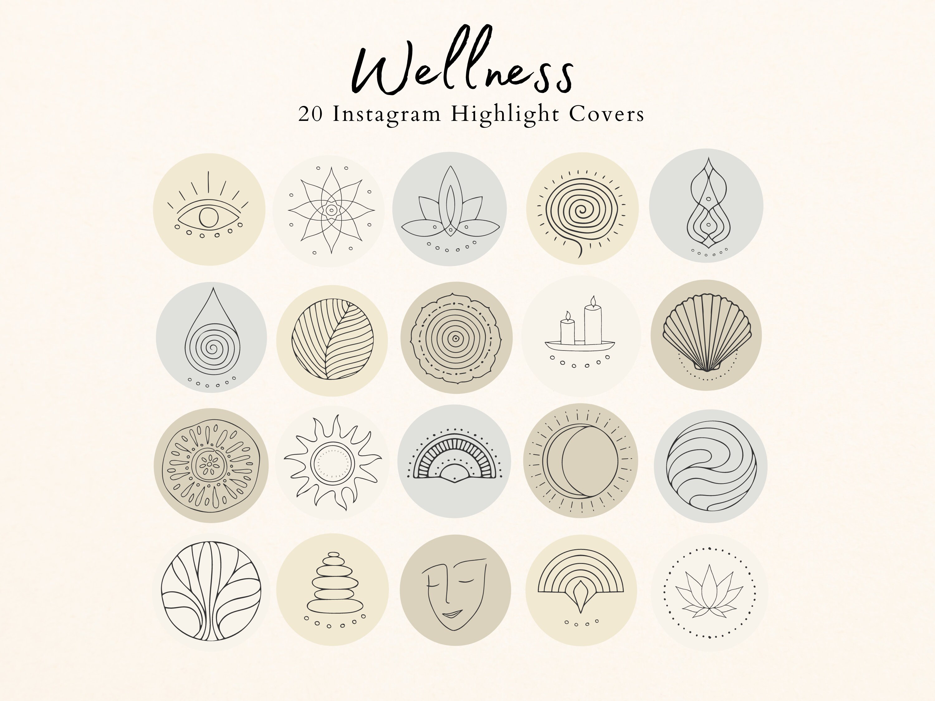 Wellness Instagram Story Highlight Covers Soap Business Etsy