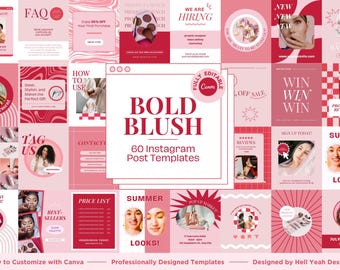 Bold Blush Instagram Post Vorlagen