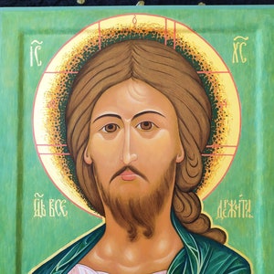 Jesus Christ. Pantocrator. Saved Almighty. Icon is ready to be sent Orthodox icon. Wooden icon. Handmade. Individual orders. Made in Ukraine