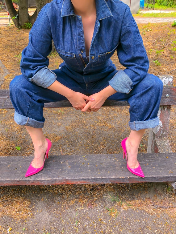 lee denim boiler suit