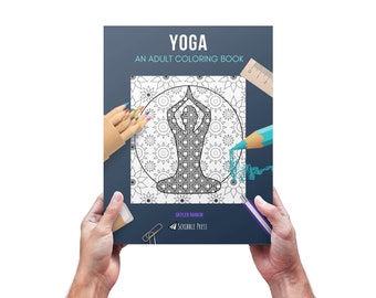 Download Yoga Coloring Book Etsy