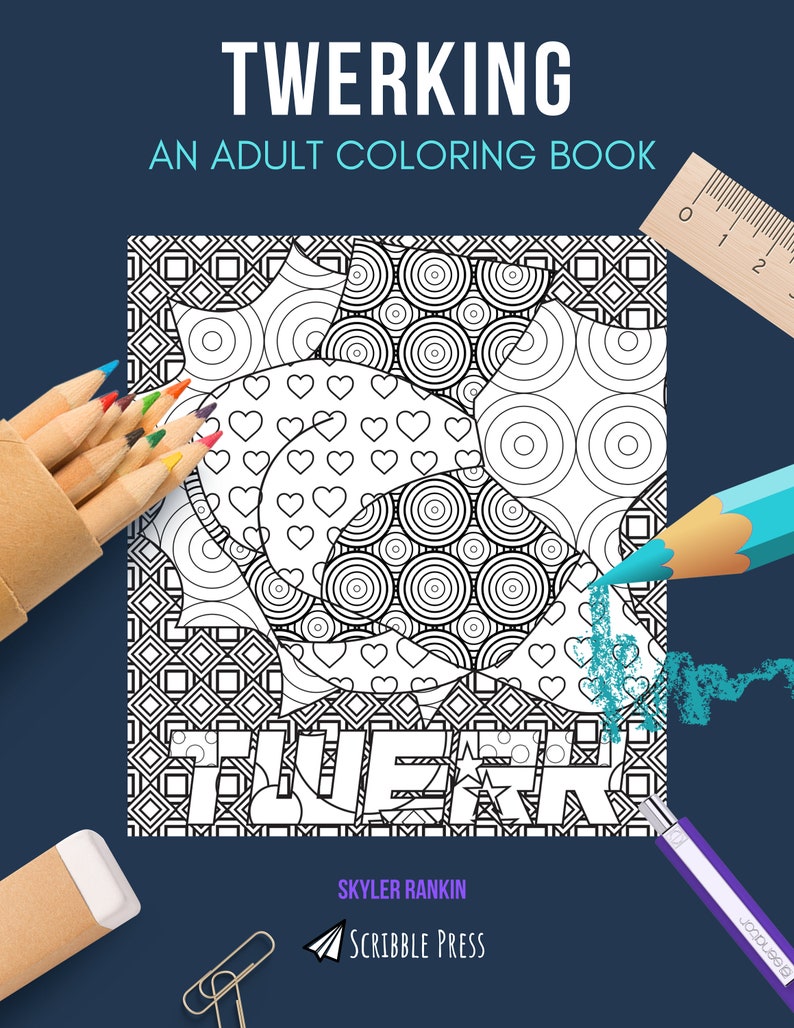Twerking Coloring Book for Adults Etsy