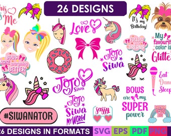 Download Download Clipart Jojo Siwa Svg Free for Cricut, Silhouette ...