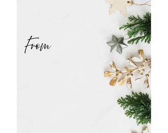 Weihnachtsgeschenkanhänger