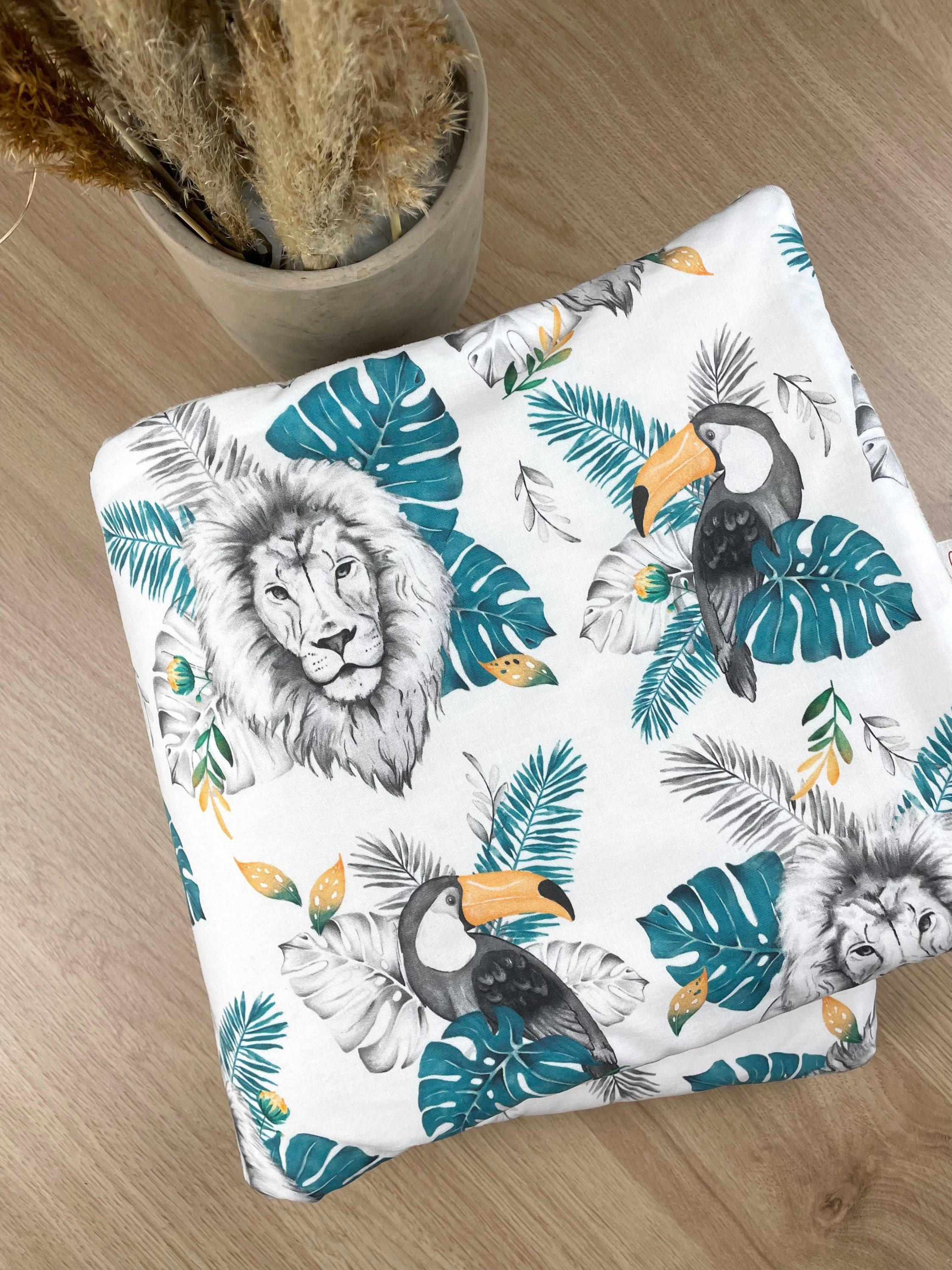 Couverture Bébé Lion, en Coton