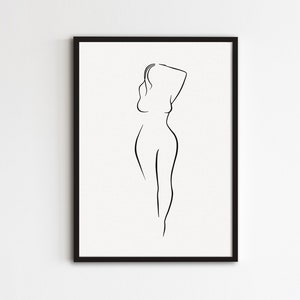 Body Positive Art Print Curvy Woman Line Art Big Girl Art Etsy I'm creating menu for this restaurant but they don't have ai on their computer so i. etsy