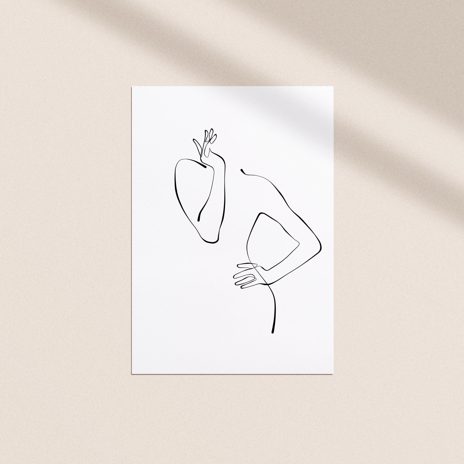 Minimal Line Drawing Woman Minimalist Body Print Abstract Etsy Australia