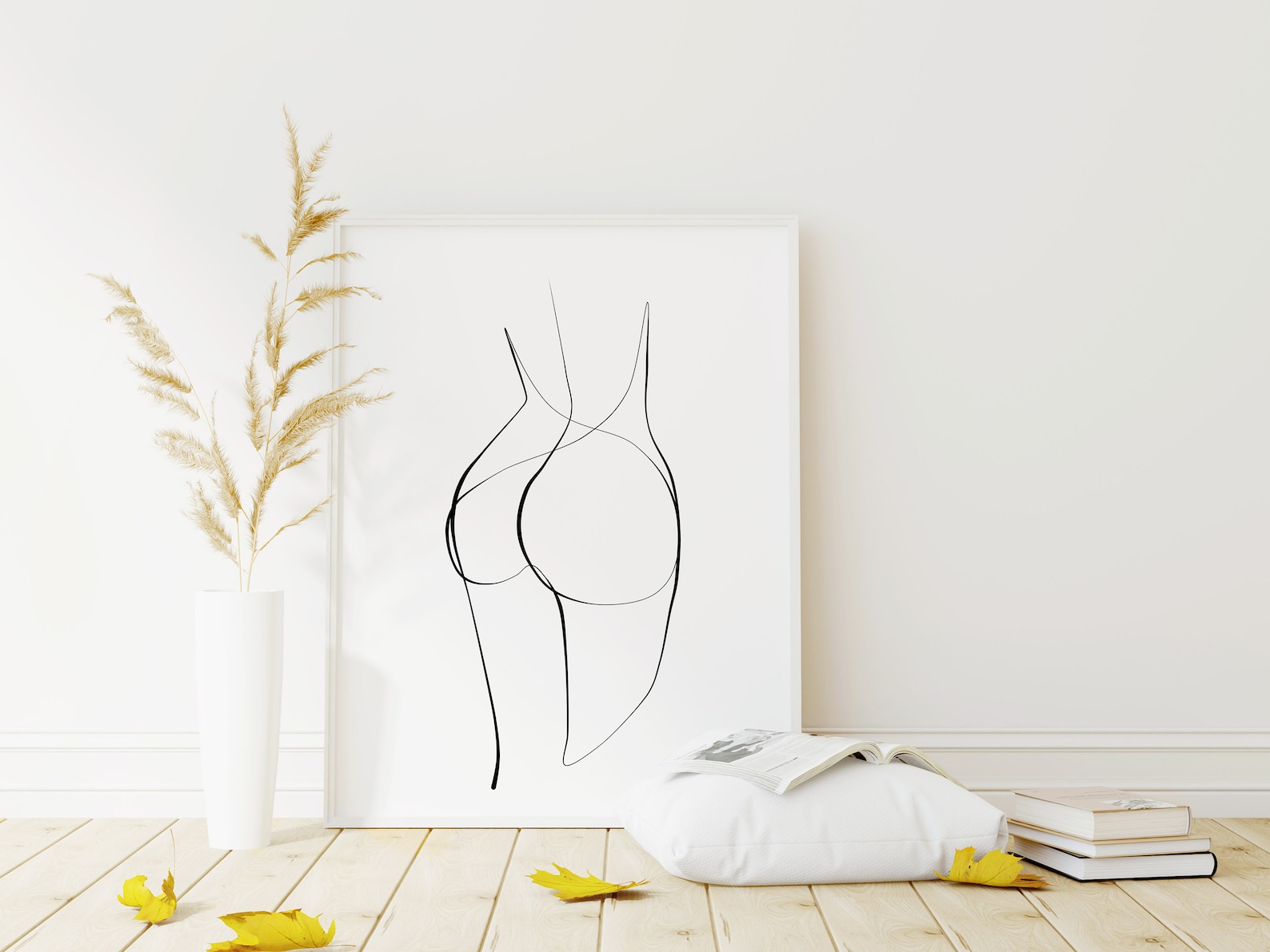 legs-line-art-abstract-butt-print-woman-back-drawing-one-etsy