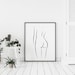 Legs Line Art Woman Back Drawing Abstract Butt Print Naked Woman legs-line-art-woman-back-drawing-abstract-butt-print-naked-woman