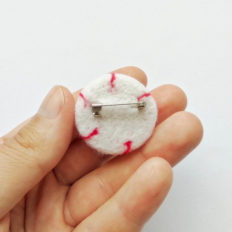 Set of 2 halloween brooches Felted creepy cute pins. Spider brooch and halloween evil eye brooch