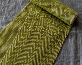 Hand woven rayon scarf