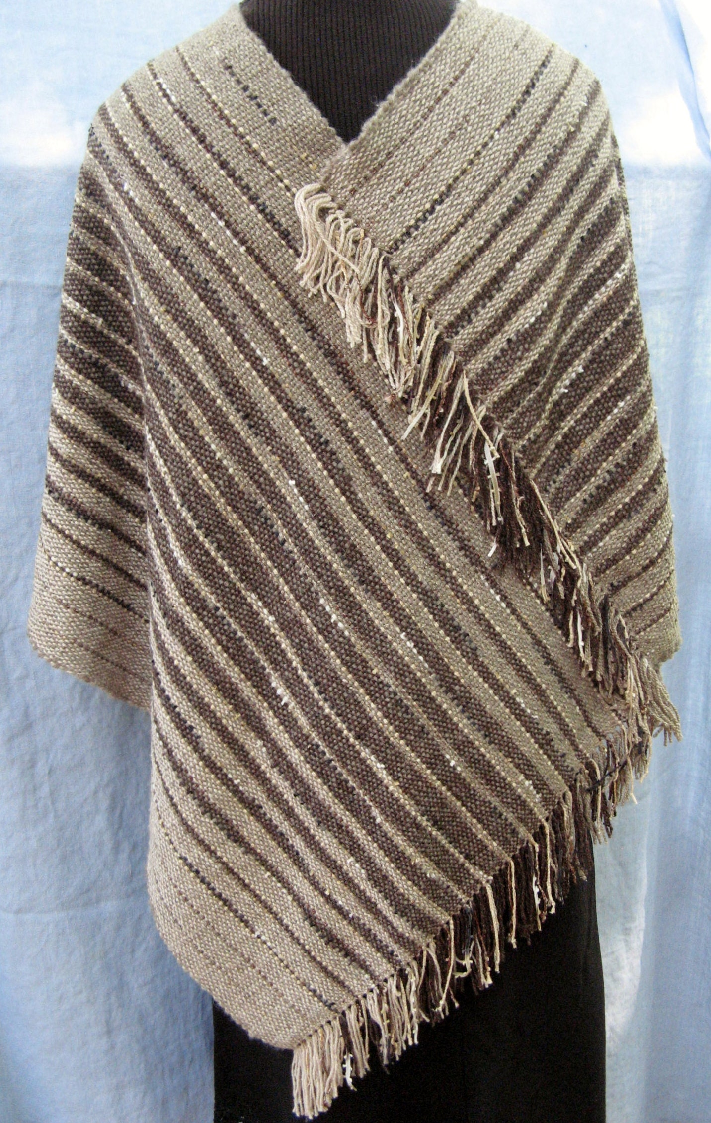 wool woven shawl