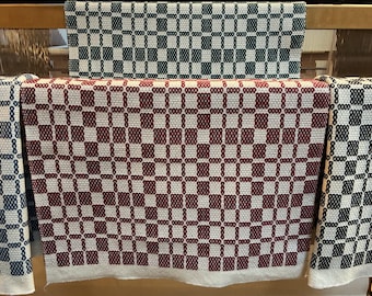 Toalla de cocina tejida a mano