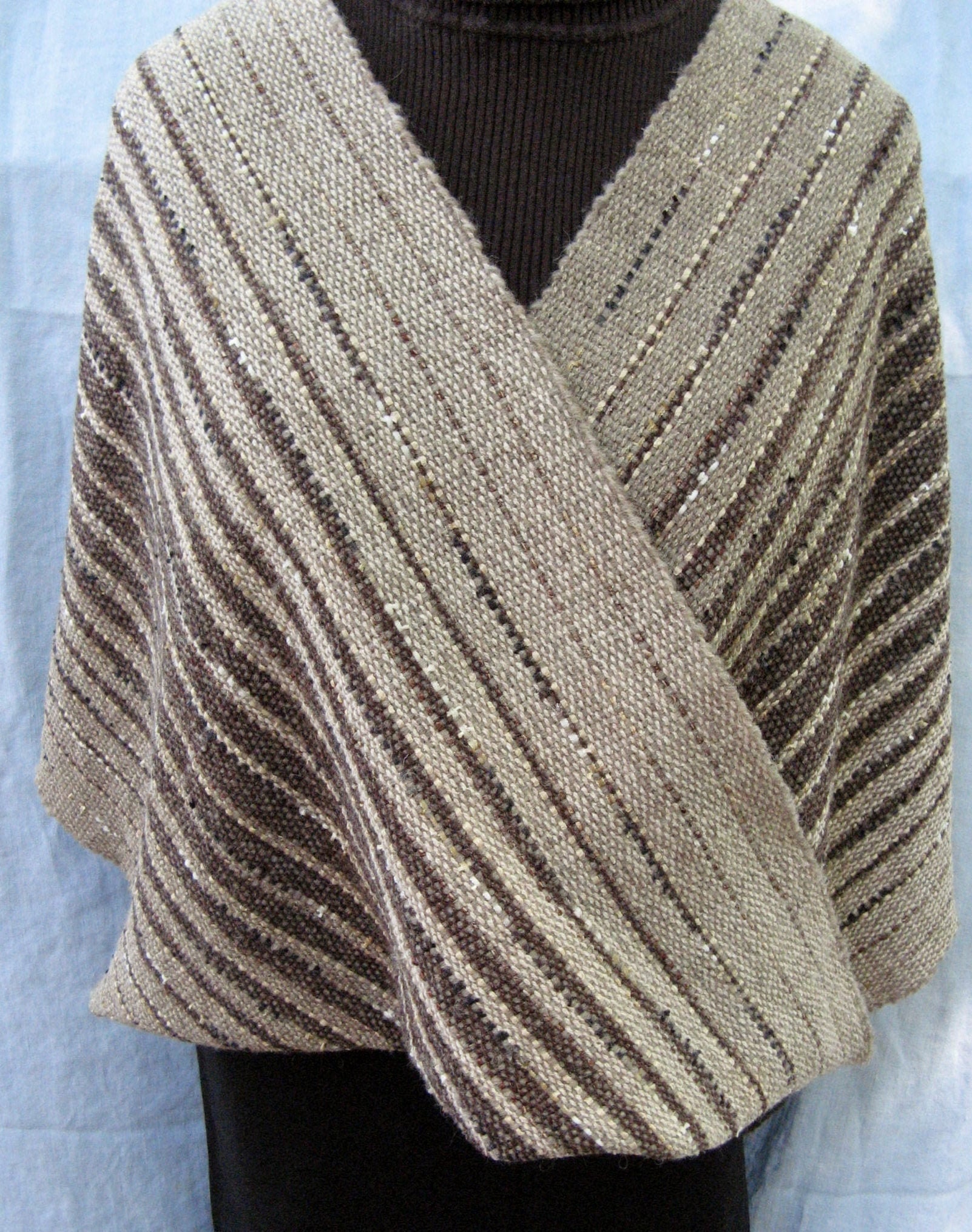 wool woven shawl