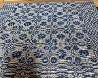 Hand Woven Overshot Table Runner